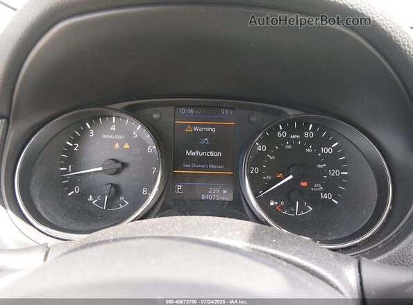 JN8AT2MT8KW502755 2019 NISSAN ROGUE White Հետևի նստատեղերի տեսք