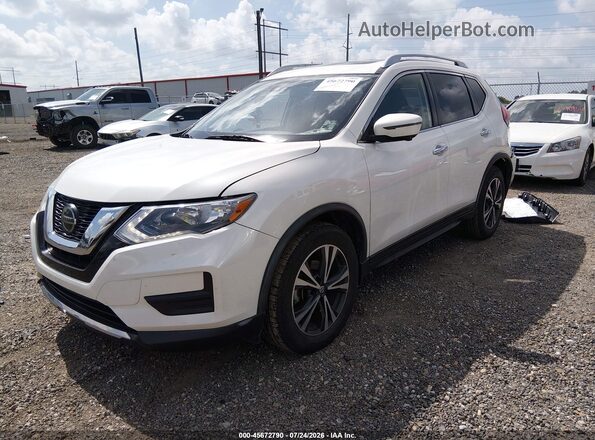 JN8AT2MT8KW502755 2019 NISSAN ROGUE White Առջևի ձախ երեք քառորդ տեսարան