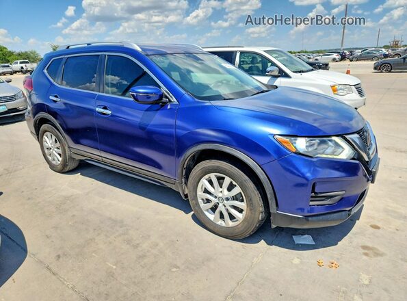 JN8AT2MT8LW014746 2020 NISSAN ROGUE Синий Передняя правая четверть