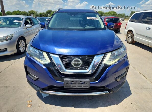 JN8AT2MT8LW014746 2020 NISSAN ROGUE Синий Вид спереди