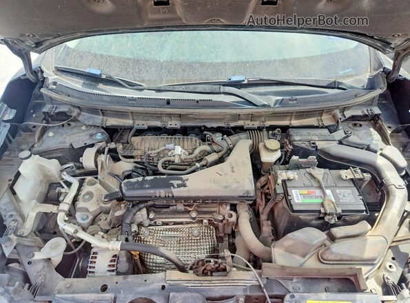 JN8AT2MT8LW017288 2020 NISSAN ROGUE Black Vista del compartimento del motor
