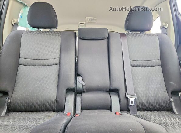 JN8AT2MT8LW017288 2020 NISSAN ROGUE Black Vista de los asientos traseros