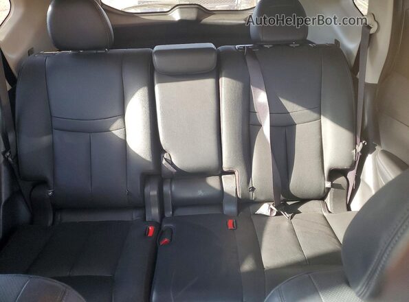 JN8AT2MT9GW007908 2016 NISSAN ROGUE Gray უკანა სავარძლების ხედი