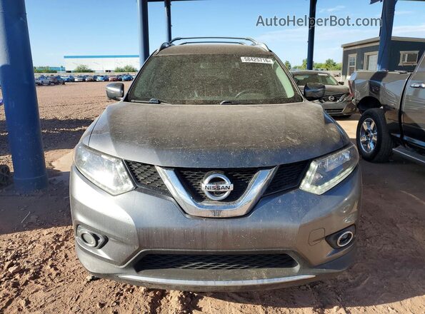JN8AT2MT9GW007908 2016 NISSAN ROGUE Gray წინა ხედი
