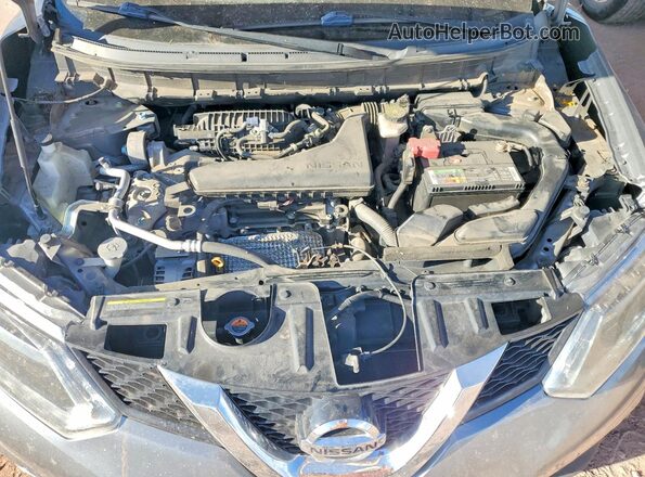 JN8AT2MT9GW007908 2016 NISSAN ROGUE Gray ძრავის განყოფილების ხედი