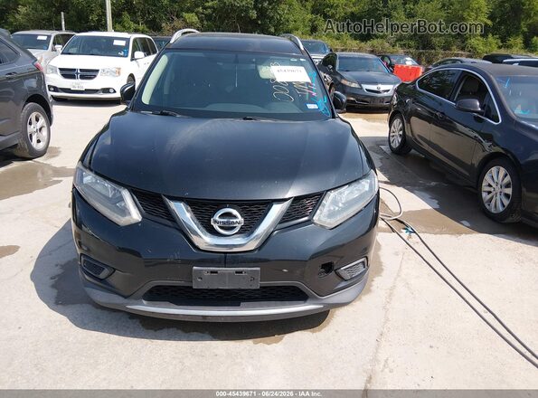 JN8AT2MT9GW008573 2016 NISSAN ROGUE Black Vista del cuadro de instrumentos