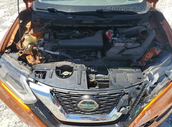 JN8AT2MT9KW254466 2019 NISSAN ROGUE Orange ძრავის განყოფილების ხედი