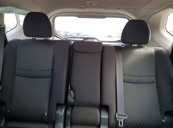 JN8AT2MT9KW501422 2019 NISSAN ROGUE Gray უკანა სავარძლების ხედი