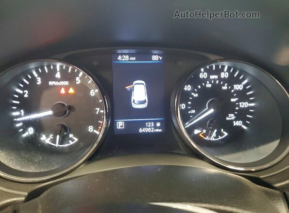 JN8AT2MT9LW042264 2020 NISSAN ROGUE Gray Instrument cluster view