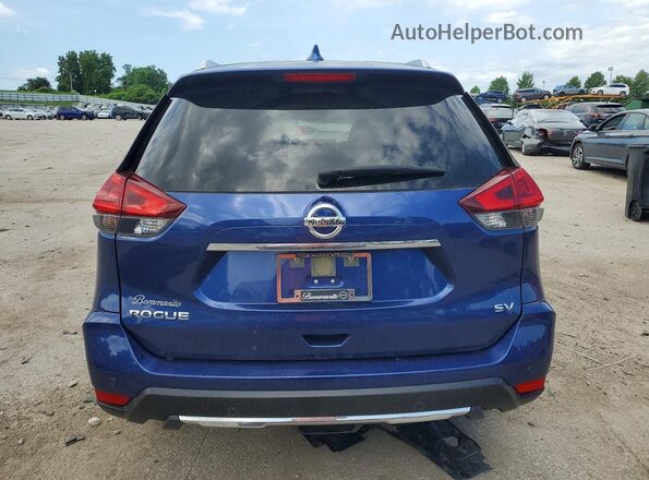 JN8AT2MT9LW042314 2020 NISSAN ROGUE Blue Вид ззаду