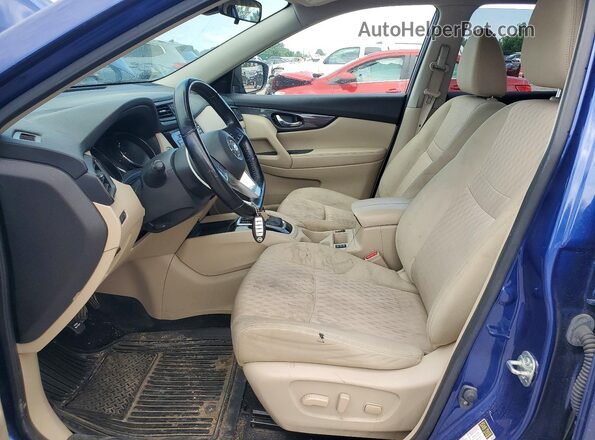 JN8AT2MT9LW042314 2020 NISSAN ROGUE Blue Вид салону спереду