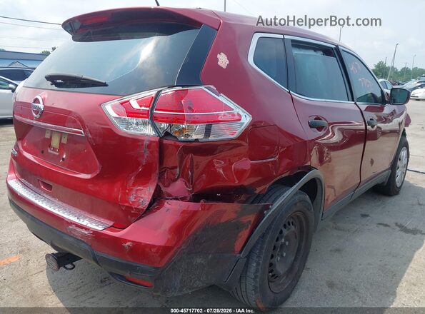 JN8AT2MTXGW009392 2016 NISSAN ROGUE Red Vista del cuadro de instrumentos