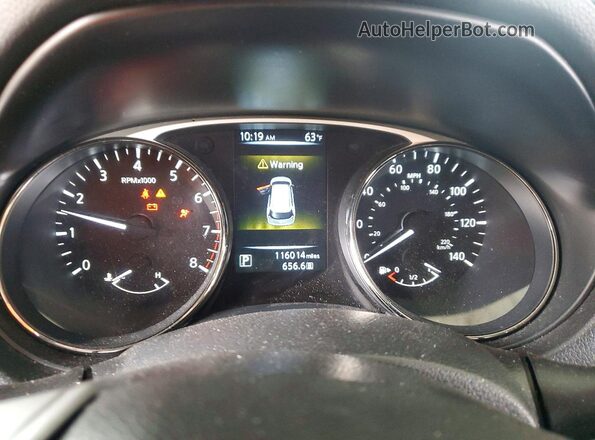 JN8AT2MTXGW010610 2016 NISSAN ROGUE Gray Սարքավորումների վահանակի տեսք