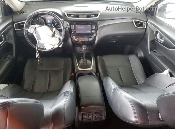 JN8AT2MTXGW010610 2016 NISSAN ROGUE Gray Առջևի վահանակի տեսք
