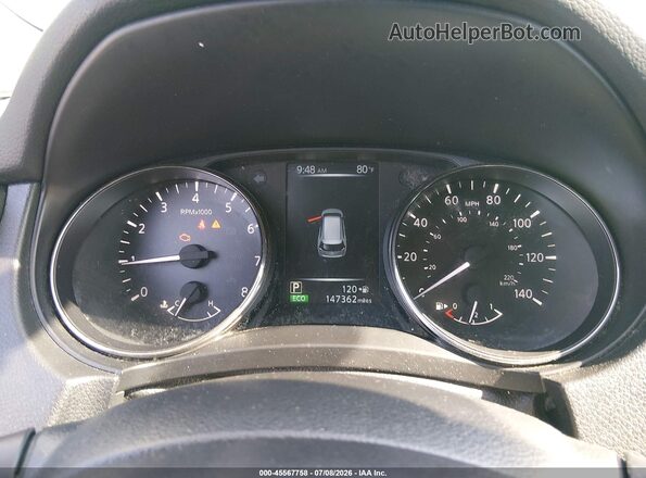 JN8AT2MTXHW143627 2017 NISSAN ROGUE Black Vista de los asientos traseros