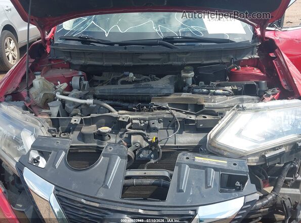 JN8AT2MTXHW387021 2017 NISSAN ROGUE Красный Вид сзади