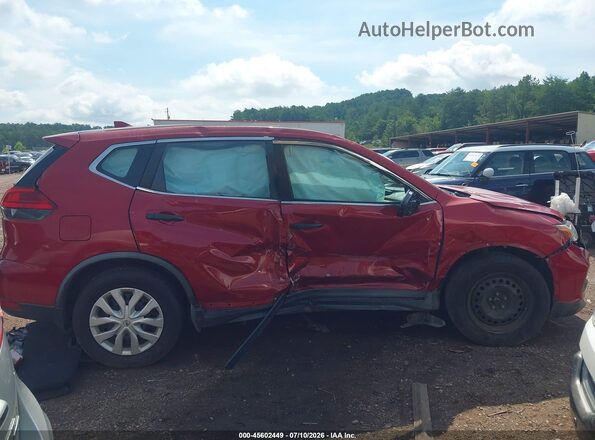 JN8AT2MTXHW387021 2017 NISSAN ROGUE Красный Панорамный вид салона 360°
