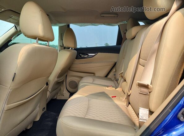 JN8AT2MTXLW014540 2020 NISSAN ROGUE Blue უკანა სალონის ხედი