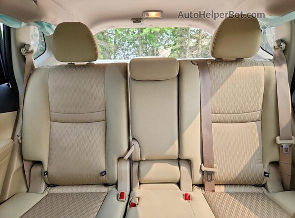 JN8AT2MTXLW014540 2020 NISSAN ROGUE Blue უკანა სავარძლების ხედი