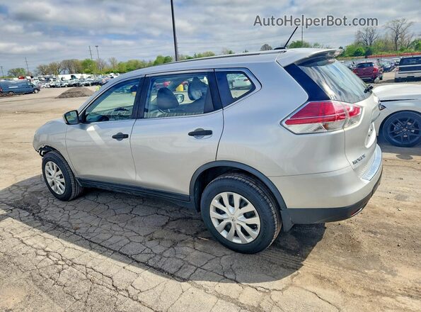 JN8AT2MV0GW142275 2016 NISSAN ROGUE Серебряный Задняя левая четверть
