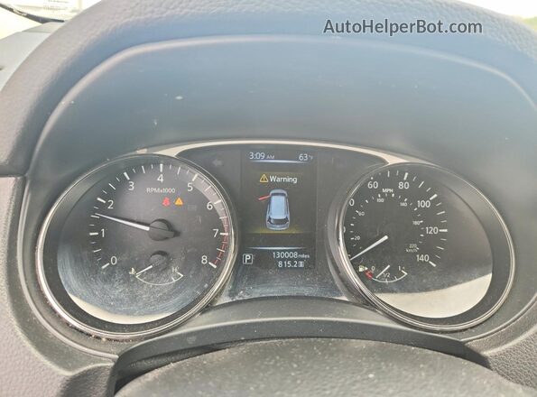 JN8AT2MV0GW142275 2016 NISSAN ROGUE Серебряный Вид щитка приборов