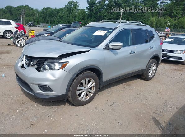 JN8AT2MV0GW146293 2016 NISSAN ROGUE Серебряный Передняя левая четверть