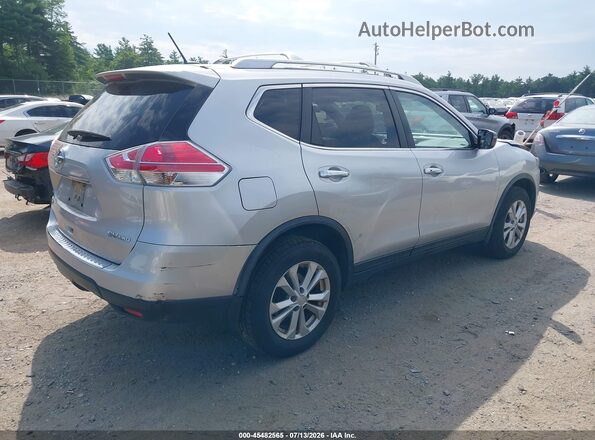 JN8AT2MV0GW146293 2016 NISSAN ROGUE Серебряный Задняя правая четверть