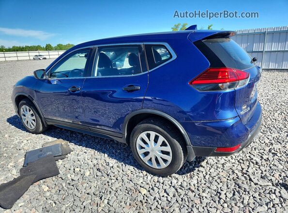 JN8AT2MV0HW007668 2017 NISSAN ROGUE Blue უკანა მარცხენა