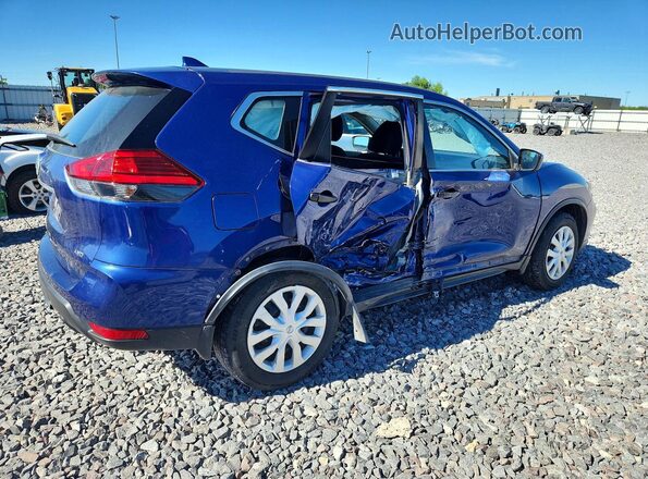 JN8AT2MV0HW007668 2017 NISSAN ROGUE Blue უკანა მარჯვენა