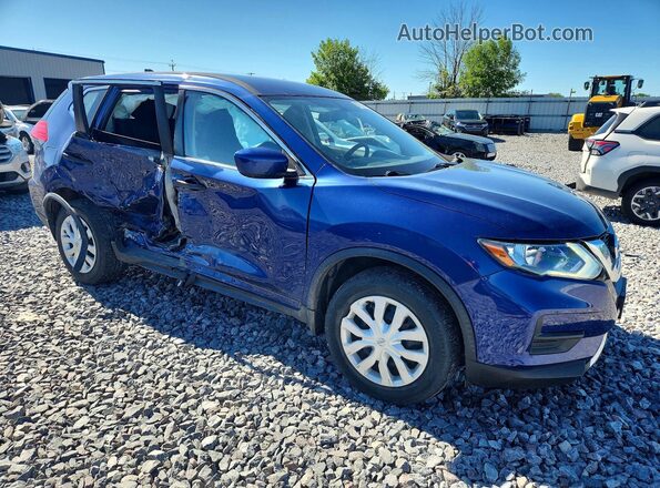 JN8AT2MV0HW007668 2017 NISSAN ROGUE Blue წინა მარჯვენა