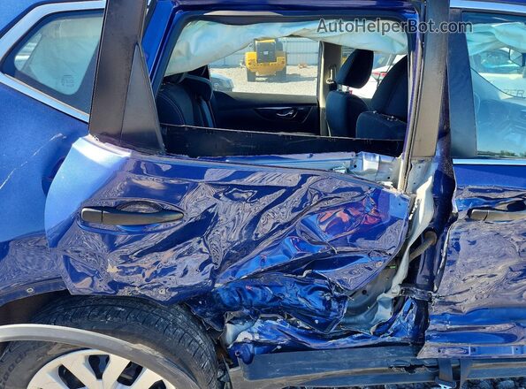 JN8AT2MV0HW007668 2017 NISSAN ROGUE Blue უკანა სავარძლების ხედი