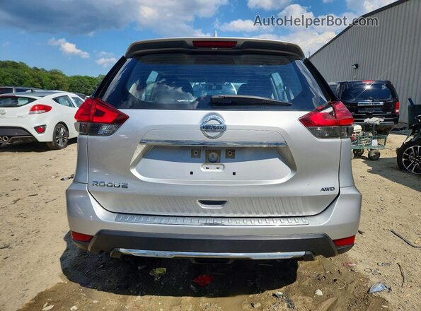JN8AT2MV0HW259629 2017 NISSAN ROGUE Silver უკანა ხედი