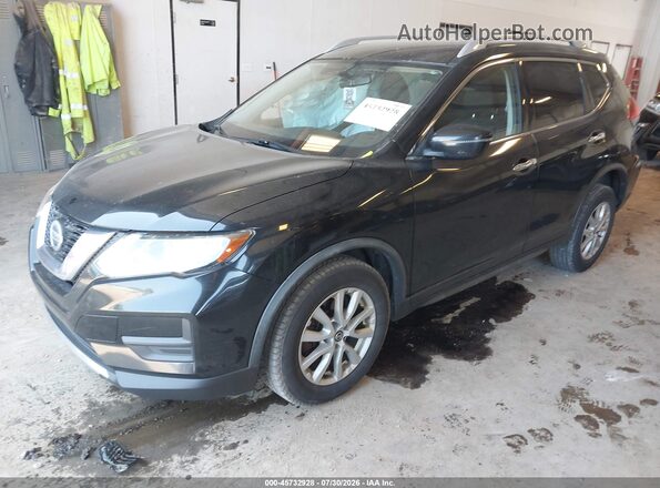 JN8AT2MV0JW306289 2018 NISSAN ROGUE Black Передня ліва чверть