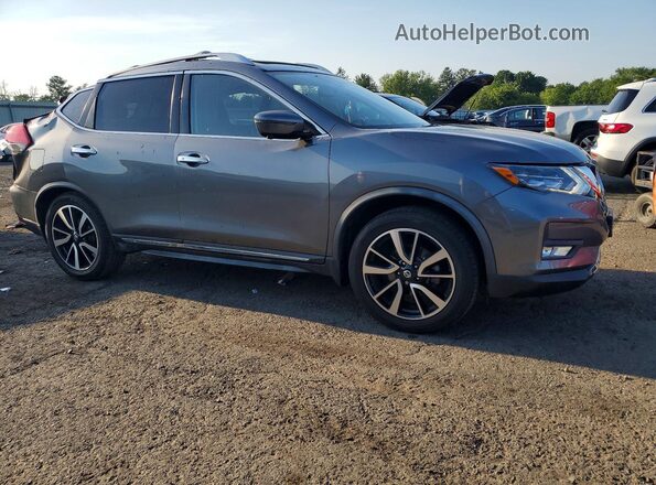 JN8AT2MV0JW323920 2018 NISSAN ROGUE Gray Delantero derecho