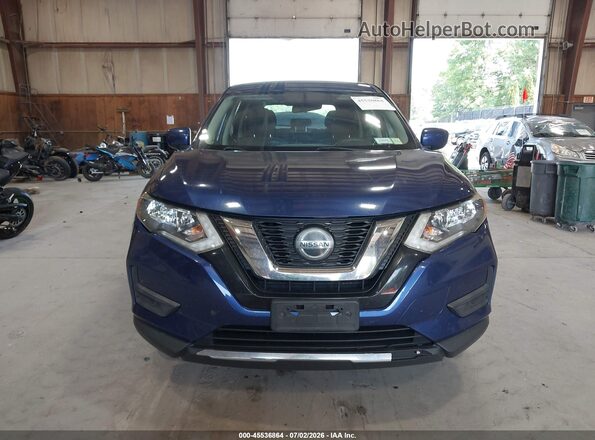JN8AT2MV0JW329247 2018 NISSAN ROGUE Blue Սարքավորումների վահանակի տեսք