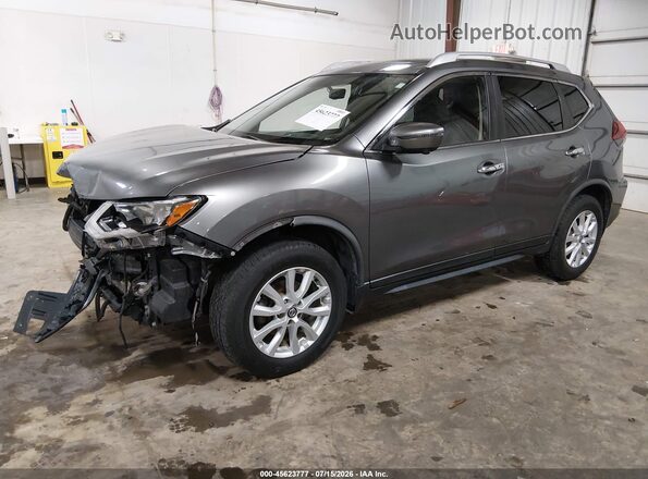 JN8AT2MV0JW348140 2018 NISSAN ROGUE Серый Передняя левая четверть