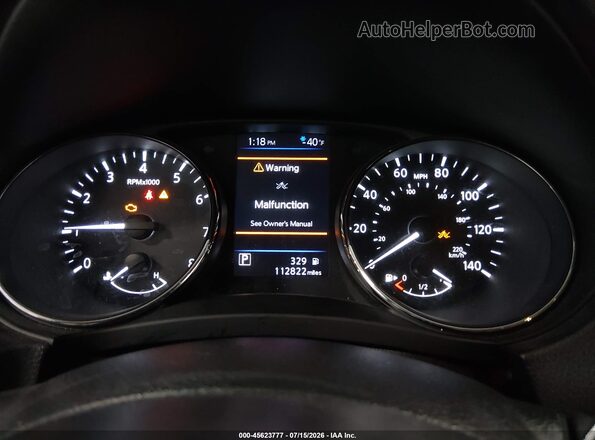 JN8AT2MV0JW348140 2018 NISSAN ROGUE Серый Вид задних сидений