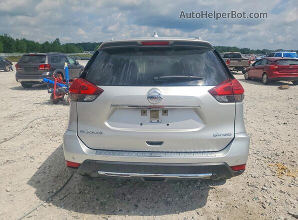 JN8AT2MV0KW385156 2019 NISSAN ROGUE Silver Widok z tyłu