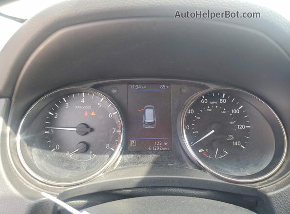 JN8AT2MV0KW385156 2019 NISSAN ROGUE Silver Widok zestawu wskaźników