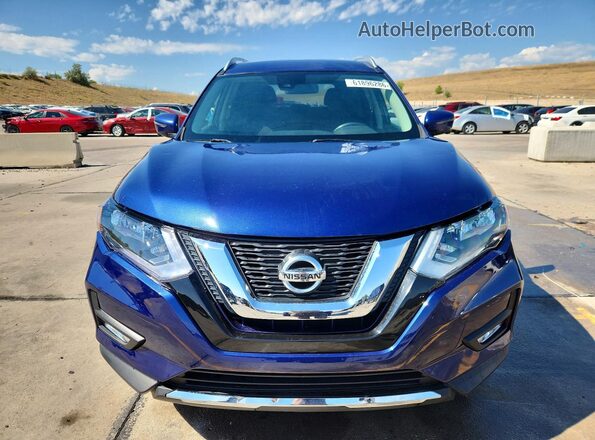JN8AT2MV0KW391720 2019 NISSAN ROGUE Blue Front view