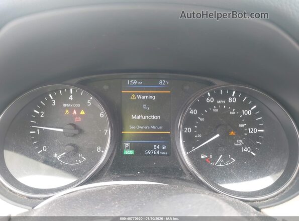 JN8AT2MV0LW120741 2020 NISSAN ROGUE White უკანა სავარძლების ხედი