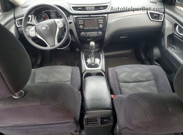 JN8AT2MV1GW145055 2016 NISSAN ROGUE Gray Dashboard view
