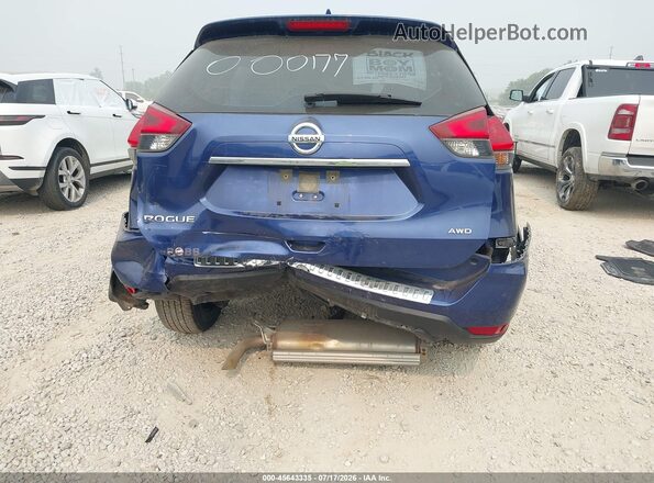 JN8AT2MV1HW000177 2017 NISSAN ROGUE Синий Вид спереди