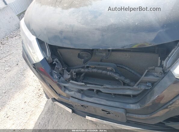 JN8AT2MV1HW004178 2017 NISSAN ROGUE Black Դիմացի տեսք