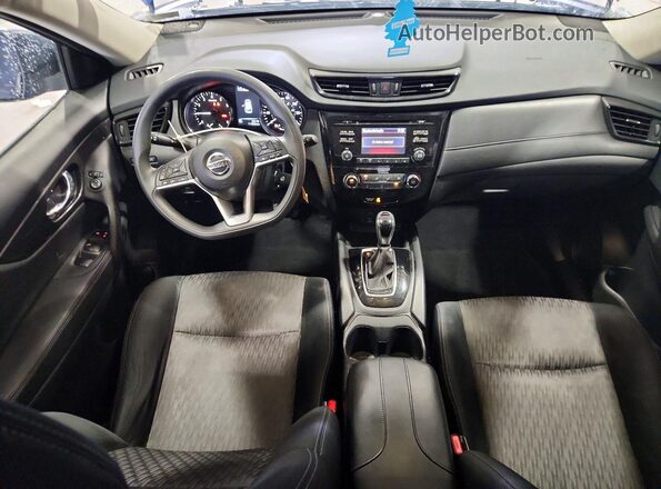 JN8AT2MV1HW012877 2017 NISSAN ROGUE Blue Dashboard view