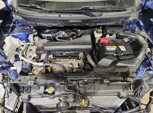 JN8AT2MV1HW012877 2017 NISSAN ROGUE Blue Engine compartment view