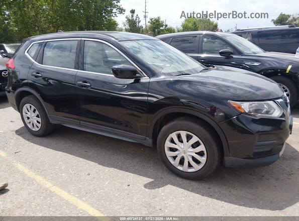 JN8AT2MV1HW258991 2017 NISSAN ROGUE Black უკანა სალონის ხედი