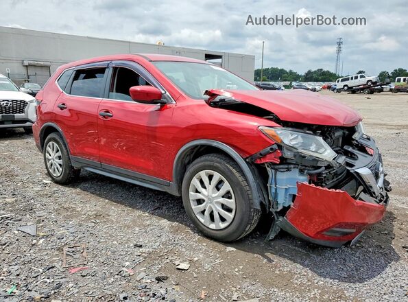 JN8AT2MV1HW261485 2017 NISSAN ROGUE Red Delantero derecho