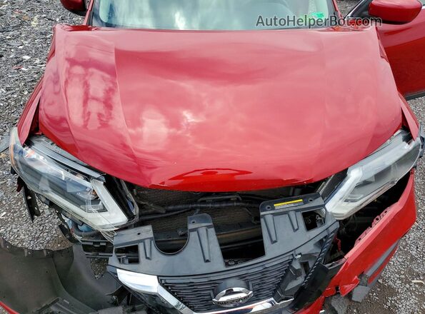 JN8AT2MV1HW261485 2017 NISSAN ROGUE Red Vista del compartimento del motor