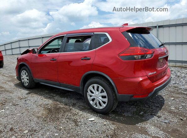 JN8AT2MV1HW261485 2017 NISSAN ROGUE Red Trasero izquierdo